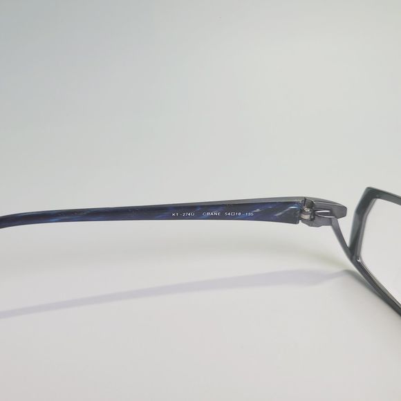 KIO YAMATO TITANIUM JAPAN EYEGLASSES EYEWEAR HALF FRAME KT-274U CRANE 54-18-135 - Picture 9 of 10